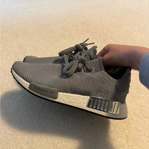 Adidas Grey/Silver NMD Sneakers
